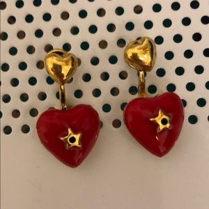 Dior amour heart earrings